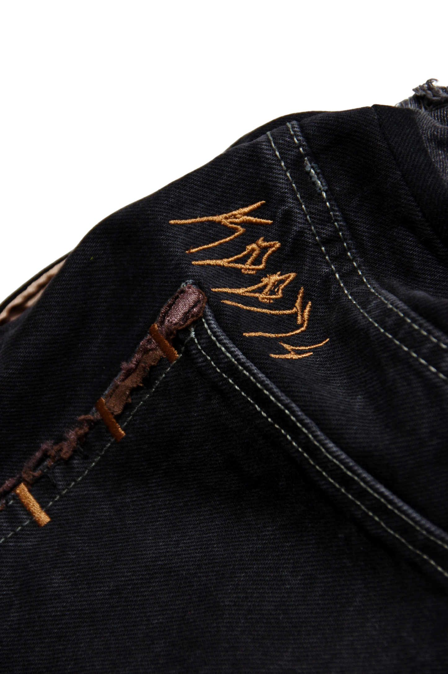 PANTS DEAD SOIL - BLACK/CROCHET - ONE SIZE