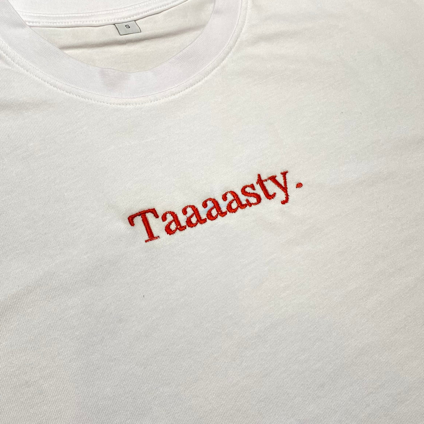 T-SHIRT TAAAASTY - WHITE/RED