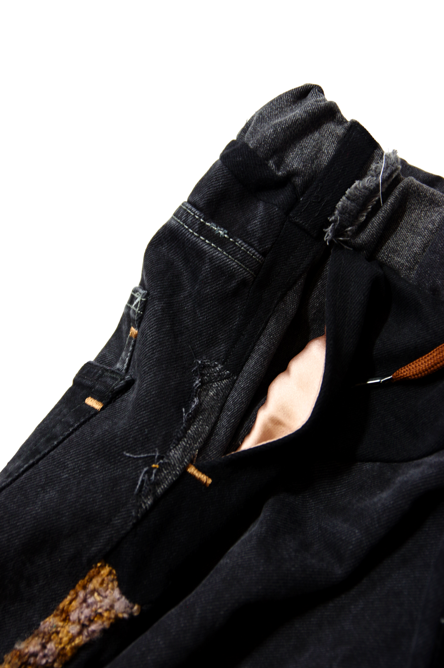 PANTS DEAD SOIL - BLACK/CROCHET - ONE SIZE