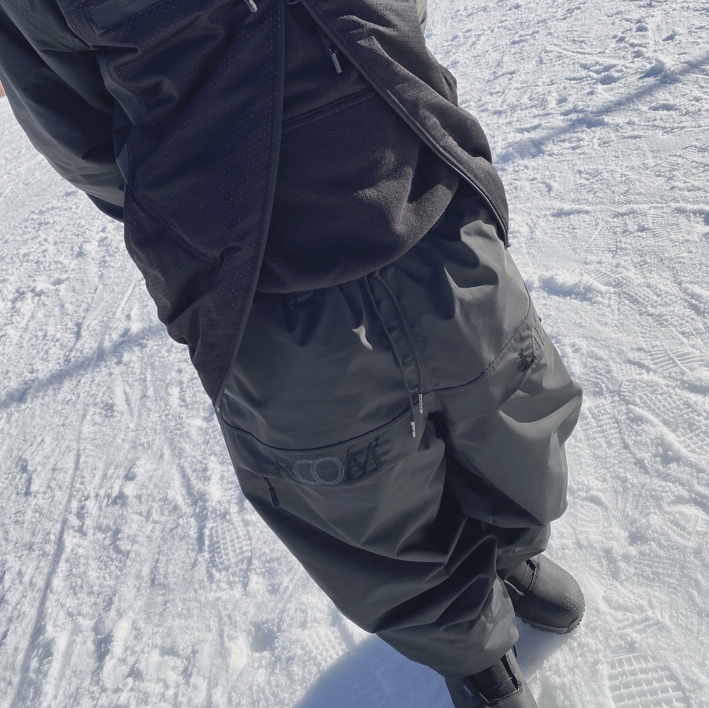 TRACKPANTS D+ 2.0 - BLACK/REFLECTIVE - SIZE S