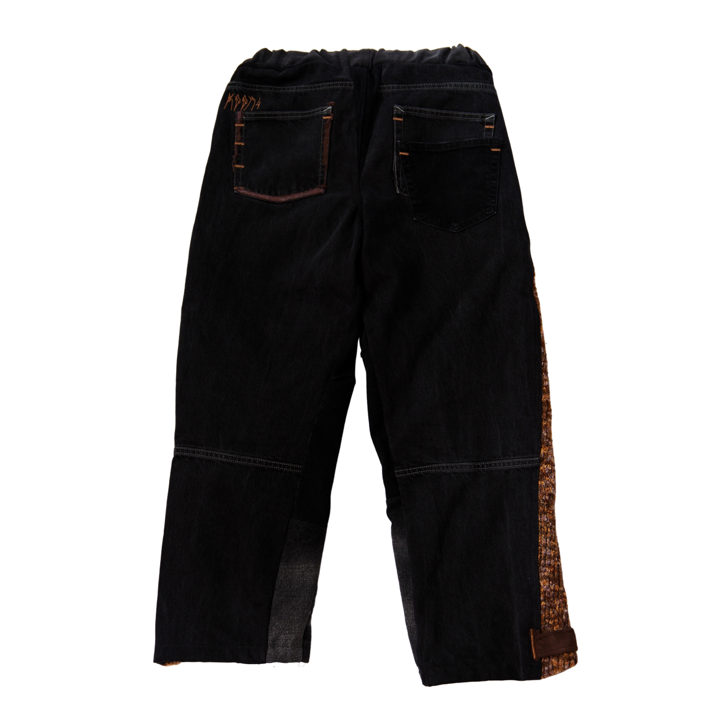 PANTS DEAD SOIL - BLACK/CROCHET - ONE SIZE