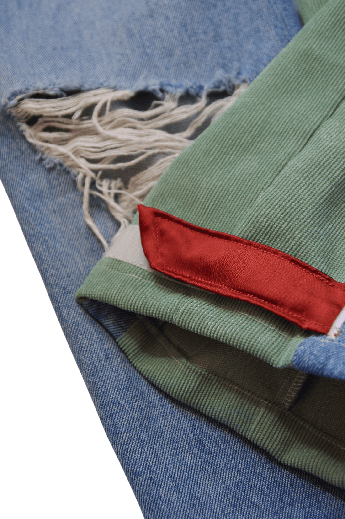 PANTS GREEN SKY - DENIM/CORDUROY - ONE SIZE