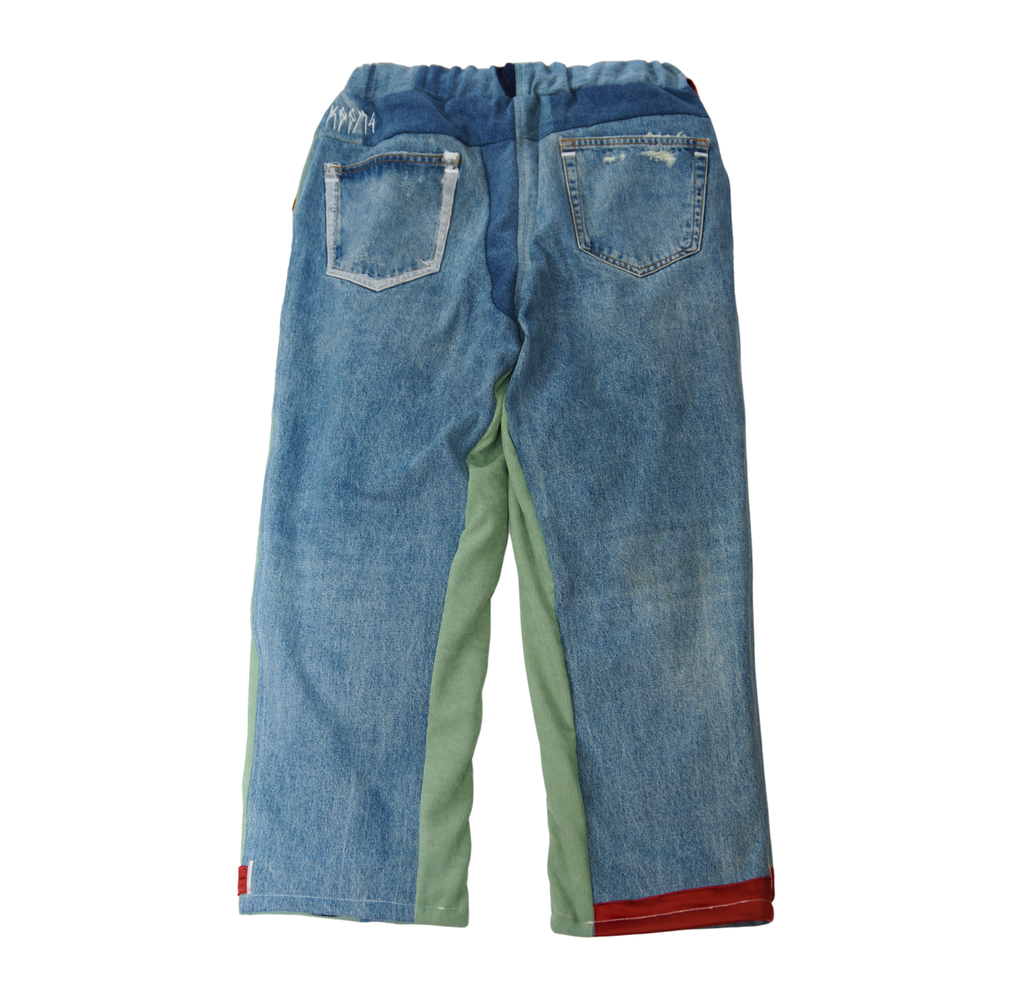 PANTS GREEN SKY - DENIM/CORDUROY - ONE SIZE