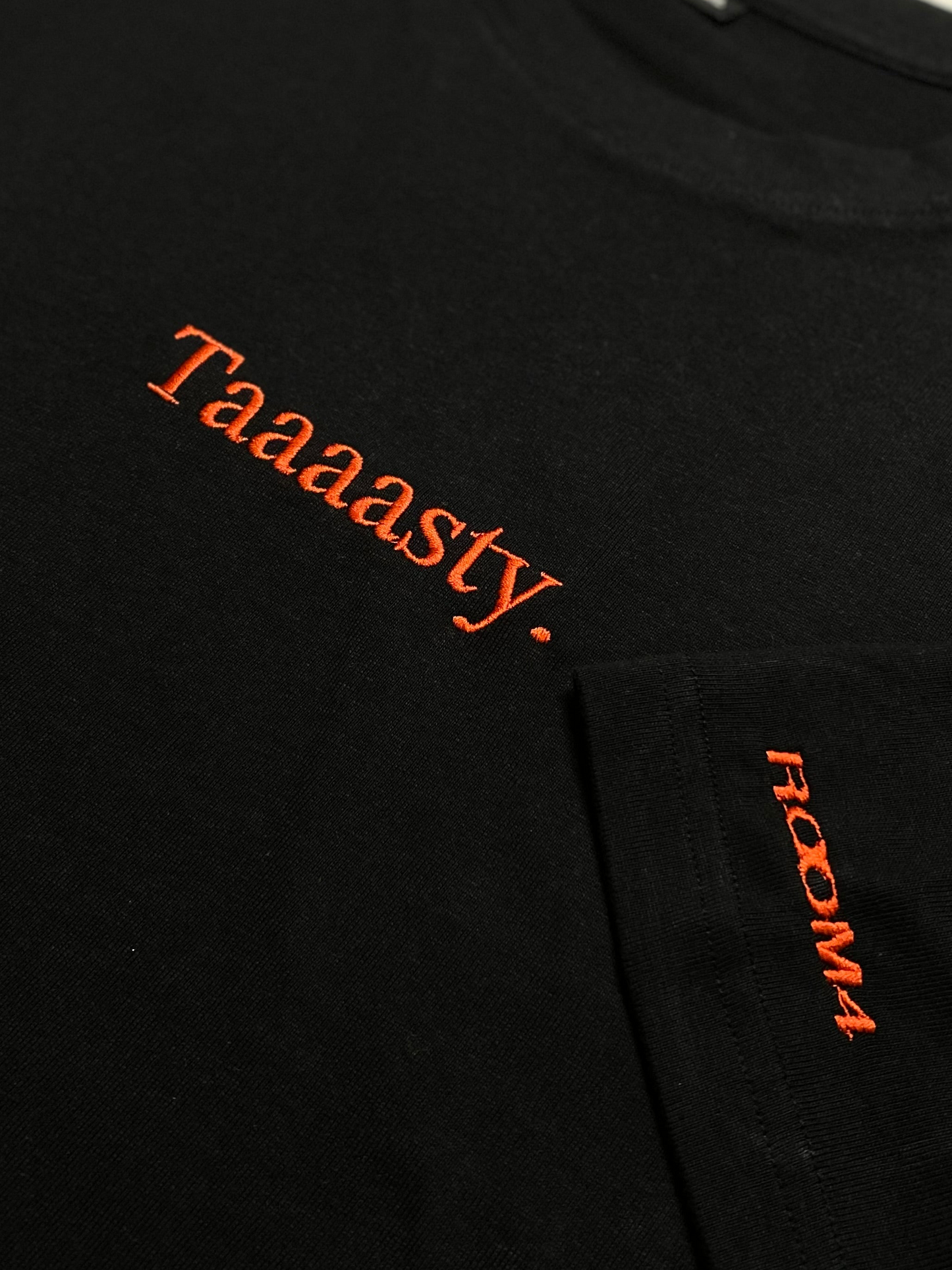 T-SHIRT TAAAASTY - BLACK/RED