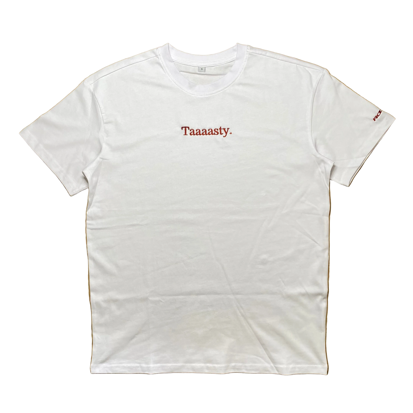T-SHIRT TAAAASTY - WHITE/RED