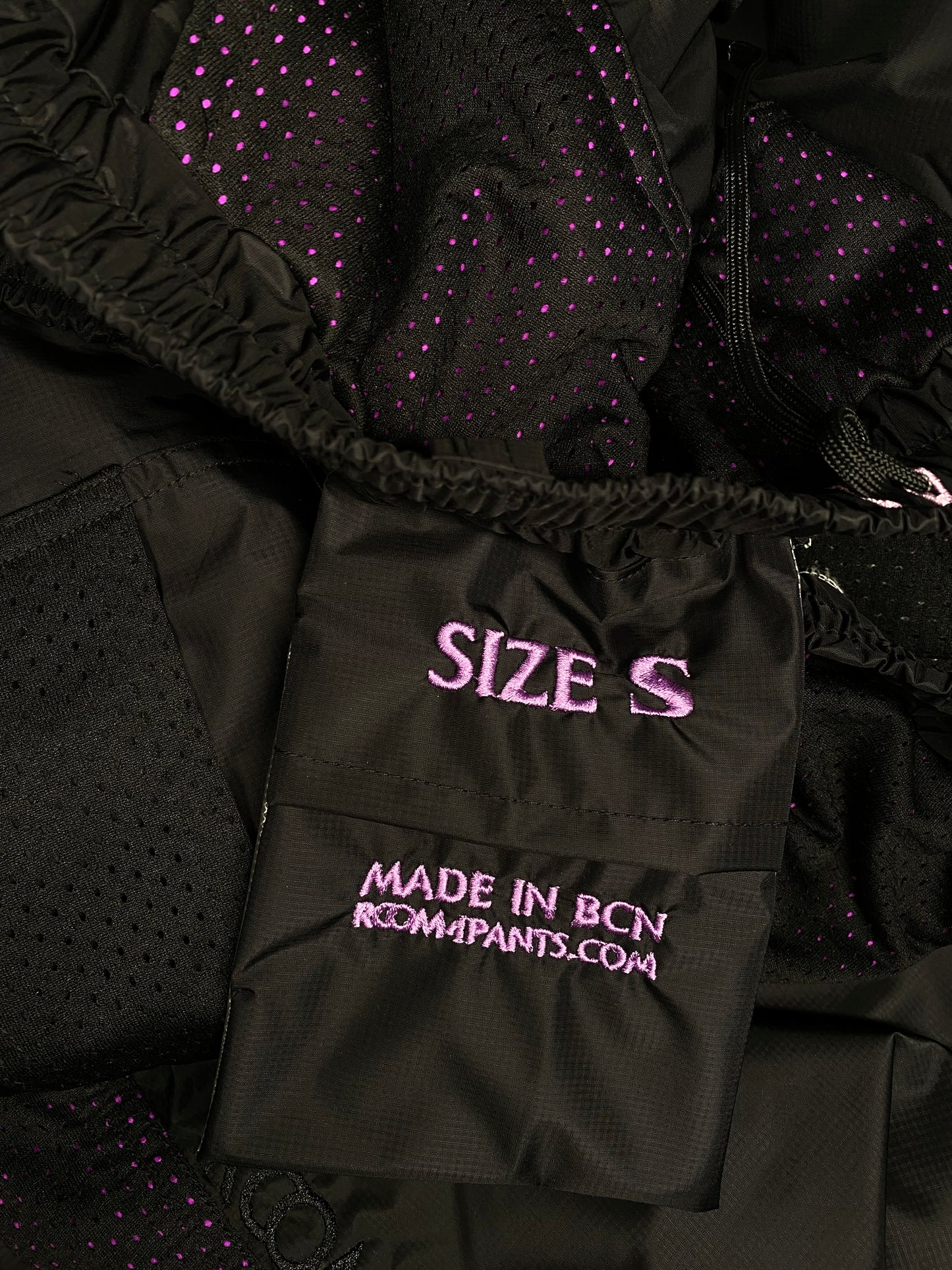 TRACKPANTS CLIMAX 2.0 - BLACK/PURPLE - SIZE S