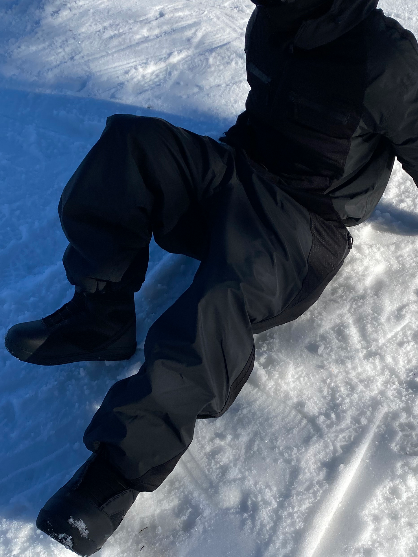 SNOWPANTS CLIMAX 2.0 - TRIPLE BLACK/REFLECTIVE - SIZE S