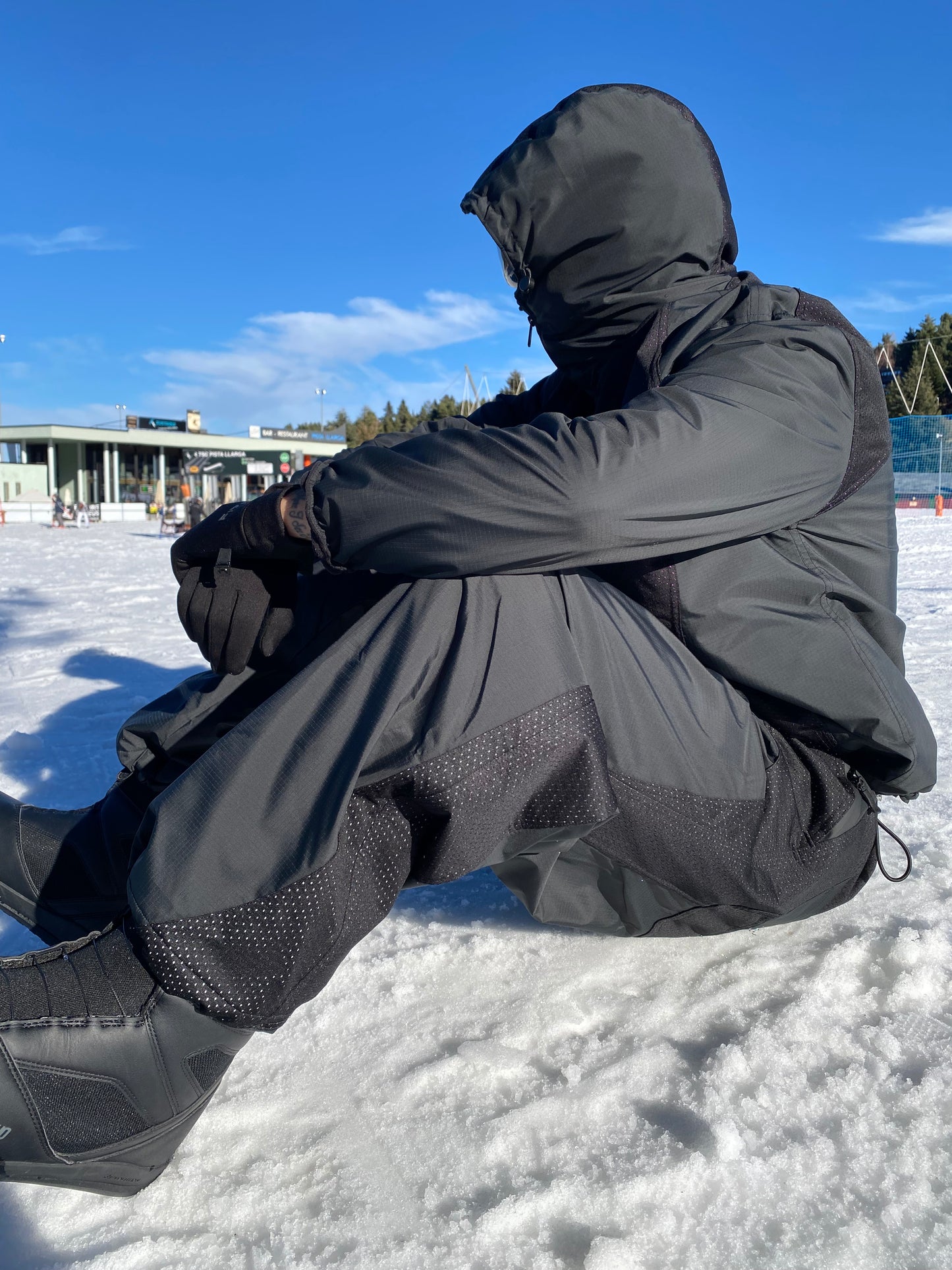 SNOWPANTS CLIMAX 2.0 - ANTHRACITE/REFLECTIVE - SIZE L