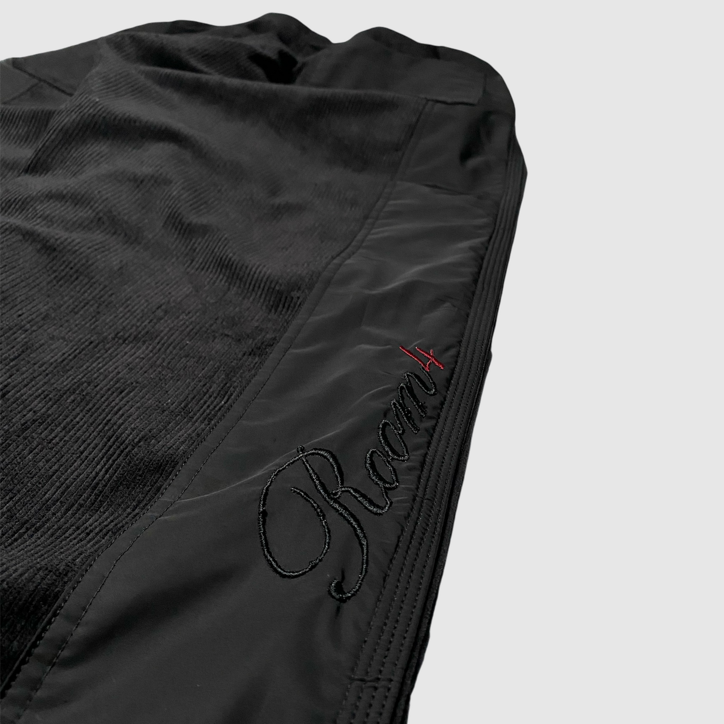 CITADELLE PANTS - BLACK TRACK CALLIGRAPHIC